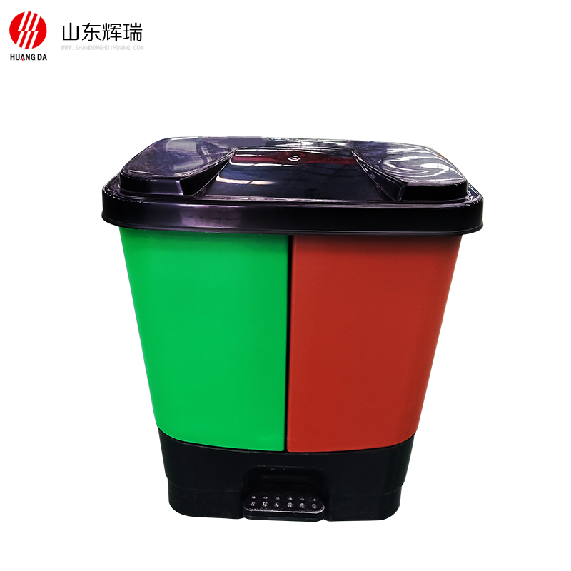 新品推出：家用分類(lèi)垃圾桶，聚乙烯環(huán)保垃圾桶40升