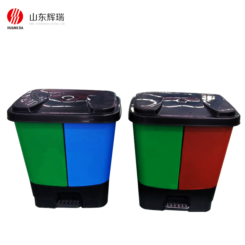 新品推出：家用分類(lèi)垃圾桶，聚乙烯環(huán)保垃圾桶40升